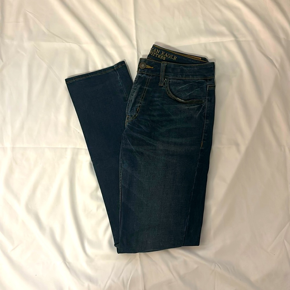 American Eagle Mens Slim Straight Jeans